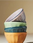 New Anthropologie Mini Latte Bowl Reactive Gloss Glaze Green, Blue etc  - U PICK