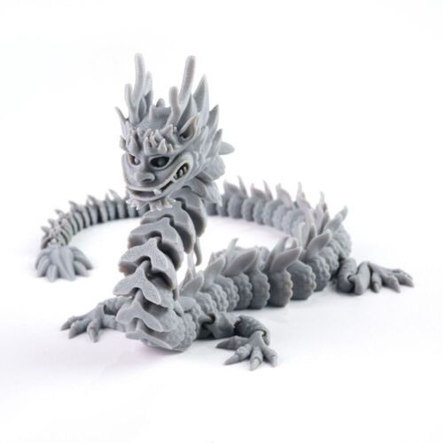 Juguete inquieto articulado dragón imperial impreso en 3D 29,13 pulgadas o 74 cm de largo. - Imagen 42 de 111