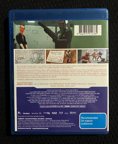 Red vs Blue RVB: Season 14 - Rooster Teeth ULTRA RARE Australian Blu-Ray Release - Picture 2 of 4