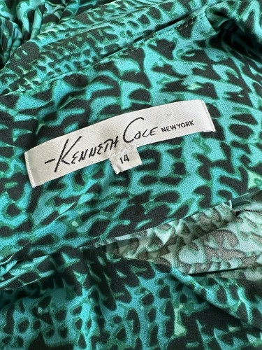 Kenneth Cole Multicoloured Animal Print Stretchy Shift Dress Size 14 - Picture 5 of 15