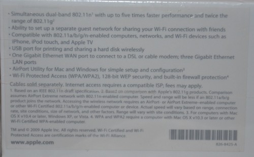 Apple AirPort Extreme Base Station MB763LL/A new - Picture 4 of 8