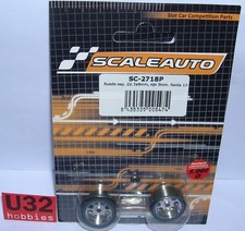 Scaleauto SC-2718P Foam Wheel 22.5x8mm Tire 17mm Axle 3mm Lightweight Hardcomp