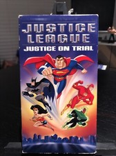 Justice League Justice on Trial (VHS 2003) Warner DC Comics RARE CULT HTF NM