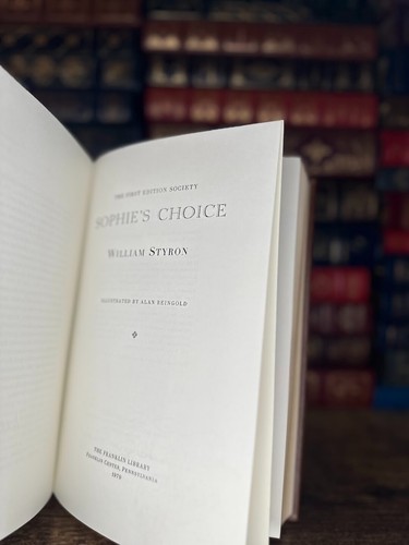 Sophie's Choice William Styron Franklin Library (1038) - Bild 2 von 3