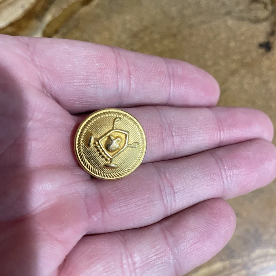 Ralph Lauren Brass USA Gold Blazer Lot 10 Replacement Buttons Set Suit shield - Image 4 of 4