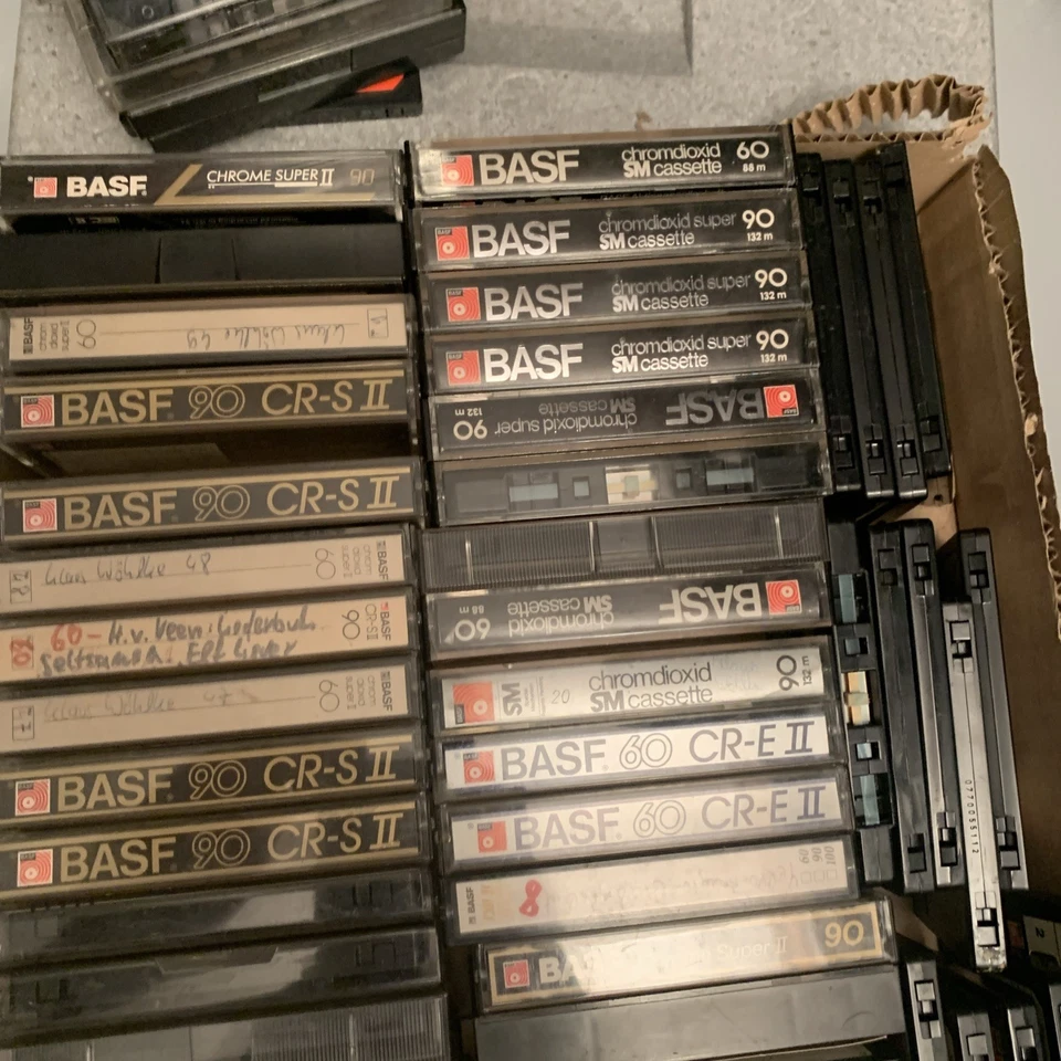 60 x BASF Type II Kassetten - Chrome Super - CR-E /S -Chromdioxid + 16 Type I - Image 3 of 4