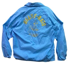 Vintage Swingster Jacket Mens Medium Warf-Rats Baseball Snaps Windbreaker