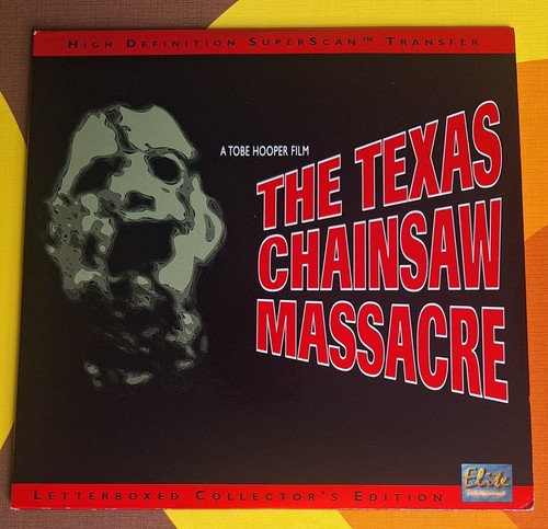 THE TEXAS CHAINSAW MASSACRE laserdisc Elite 2 disc Special Edition Tobe Hooper