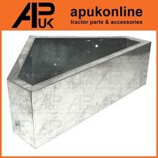 Metal Galvanised Animal Calf Horse Pony Sheep Dog Feed Feeding Corner Trough