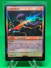 Coral Sword Final Fantasy Uncommon Foil #134 Magic the Gathering