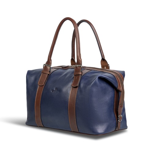 Cabrera Napoleon Vegetable Tanned Leather Duffle Bag Travel Weekend Carry On - Picture 7 of 24
