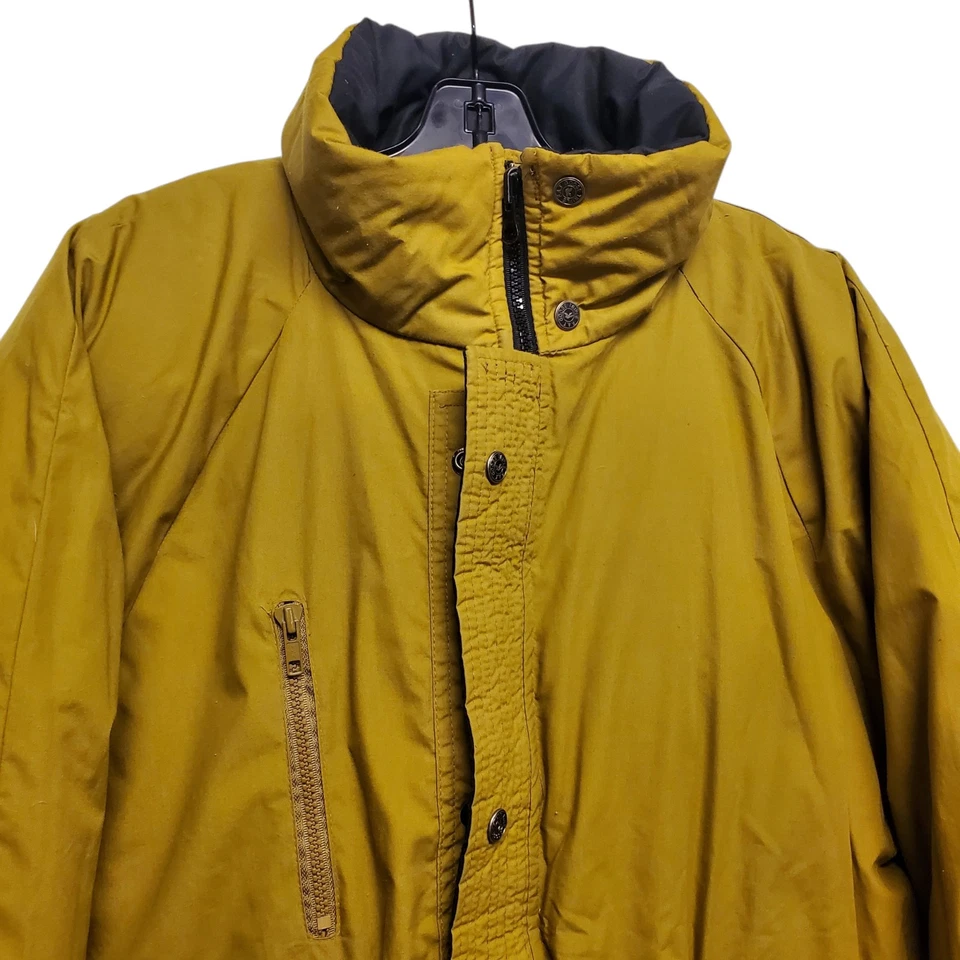 TRIPLE FAT GOOSE Jacket Mens XL Black Beige Puffer Parka REVERSIBLE Zip Outdoor - Image 4 of 4