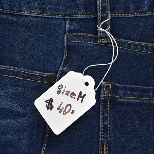 Price Tags with String Attached - 500 Pcs Marking Merchandise Strung Tag Writ... - Picture 4 of 7
