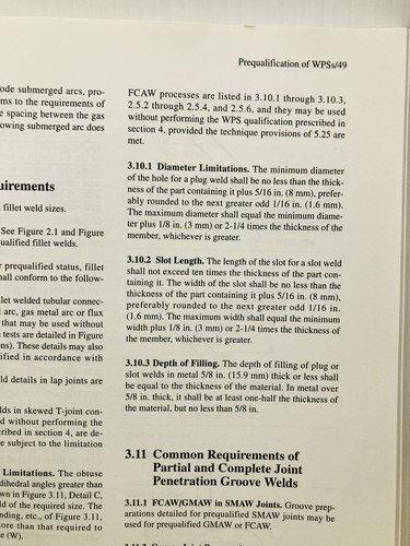 AWS D1.1-98 16th Edition, STRUCTURAL WELDING CODE STEEL Fabrication Information - Picture 6 of 12