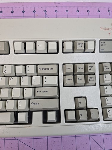 Vintage IBM Model M Mechanical Keyboard 1391401 Clicky PS2 - Missing key caps - Zdjęcie 4 z 9