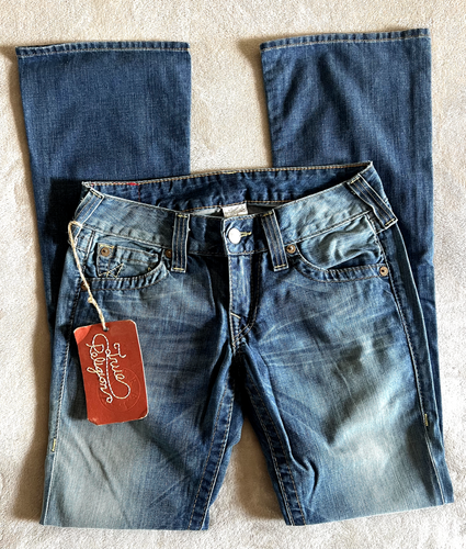 True Religion Becky Women's Jeans Size 28 Flap Pocket - Picture 5 of 12