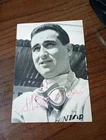 LORENZO BANDINI , 1963s signed OFFICIAL POSTCARD FERRARI