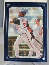 2007 Upper Deck Masterpieces 'Deep Blue Linen' Ken Griffey, Jr. #29 serial'd /75