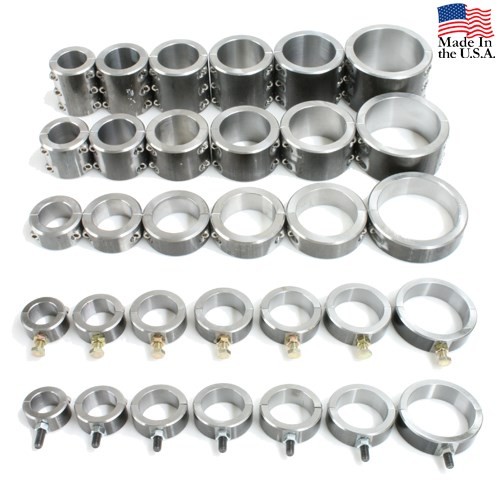 2 Universal 2.25" Steel Bar Clamps 6 Blt Weldable Cage Roll Bar Rack Fabrication - Picture 7 of 8