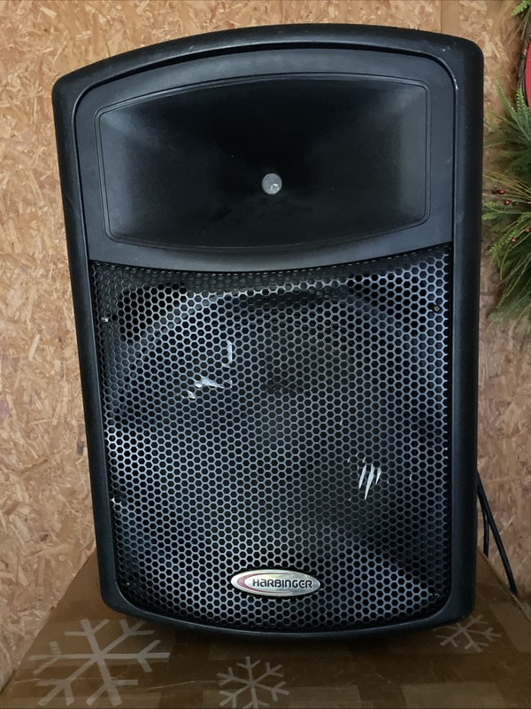 Harbinger Model APS15 15" Black Active Powered PA Speaker 150W *Tested*