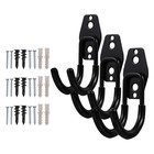  3 Pcs Hose Hanging Hook Metal Holder Garden Brackets Hangers for outside