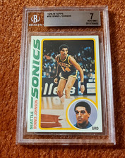 1978-79 Topps #78 DENNIS JOHNSON Rookie Basketball Card RC Graded Beckett BGS 7