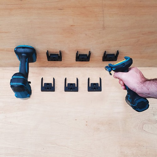 StealthMounts Tool Storage Mounts, Blue, for Makita LXT Powertools (4 Pack) - Picture 5 of 6