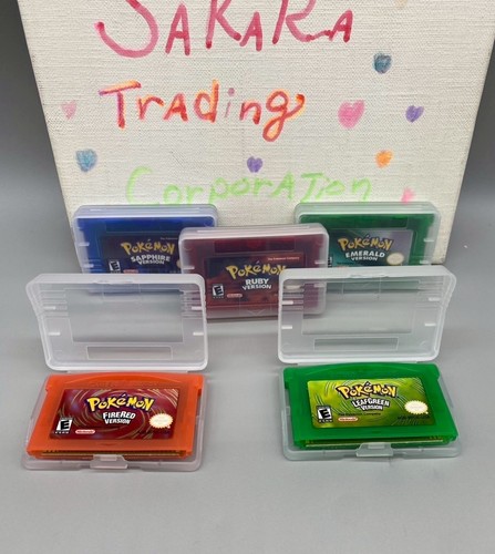 Nintendo GAME BOY ADVANCE GBA Pokémon Set of 5 English Ver. MINT+++ From Japan - Picture 9 of 24