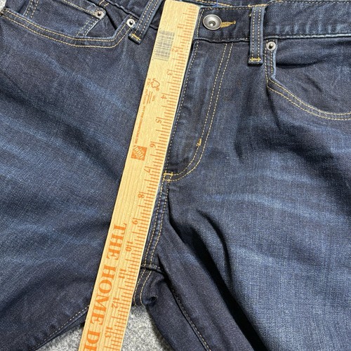 APT. 9 Jeans Men 34x32 Straight Flex Whiskered Dark Wash Denim Pants - Picture 9 of 11