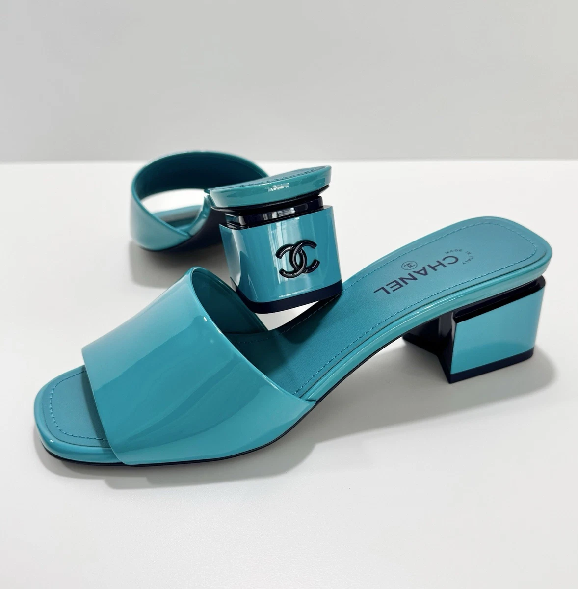 CHANEL Blue Sandals for Women for sale | eBay
