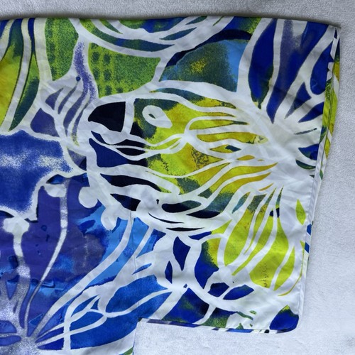 Natori Tahiti Kimono Kaftan Kleid Kleid Multi Blumen Satin Oversized Damen Gr. L - Bild 15 von 21