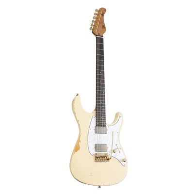 Mayones Aquila Aged V24 6 White Blonde #AQ2405423 - Custom E-Gitarre