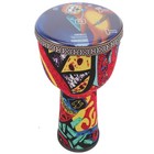  Drucken Handtrommel Afrikanische Trommel Musikinstrument Anfänger Afrikanische