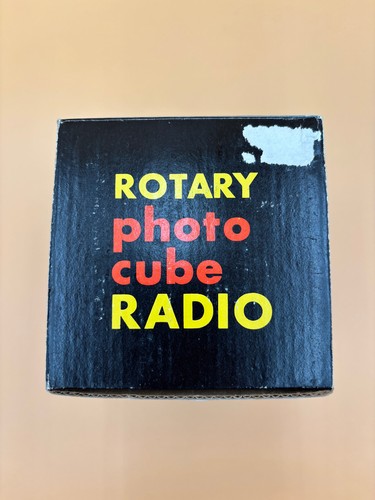 Vintage Revolving Rotary Photo Cube AM Transistor Radio W/Box -Tested Works - Picture 3 of 12