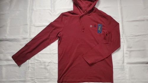 NEU POLO RALPH LAUREN HERREN KLASSISCHER LANGARM ROTER HOODIE GR M - Bild 1 von 4