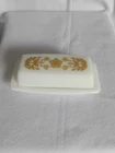 Vintage Pyrex Butterfly Gold Butter Dish Excellent