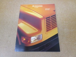 1989 International Bus School chassis 3000 truck sales brochure 12pg ORIGINAL
