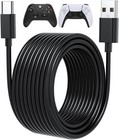15ft Long USB C Cable PS5 Controller Charger Cord for Xbox Series Black 