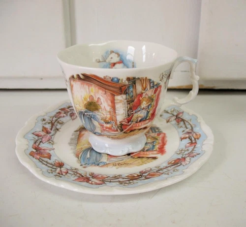Royal Doulton Brambly Hedge Winter Cup Mug &  Tea Plate
