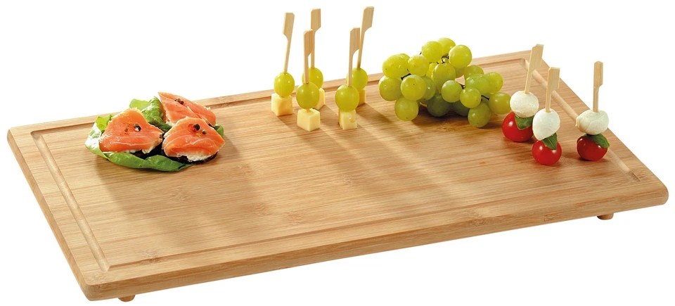 XL Holz Schneidebrett Herdabdeckplatte 50-54cm Universal Küchenbrett Holzbrett - Bild 2 von 4