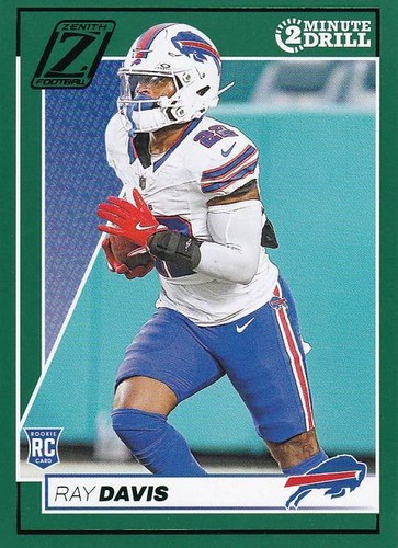 2024 Panini Zenith 2 Minute Drill - #183 Ray Davis (RC) - Bills - Picture 2 of 3