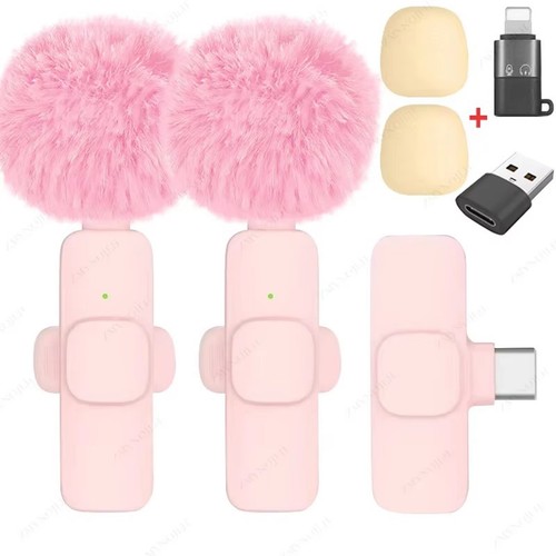 Wireless Lavalier Microphone Set for Phone Camera PC – Audio Video Recording Mic - Picture 5 of 24