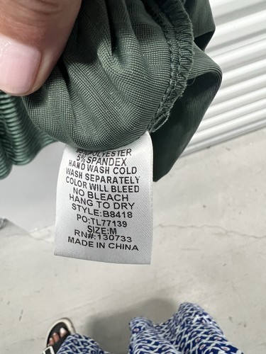 UMGEE grünes Samt Stufen Kleid Stufen fließend Boho Herbst Landhaus Kern L - Bild 4 von 8