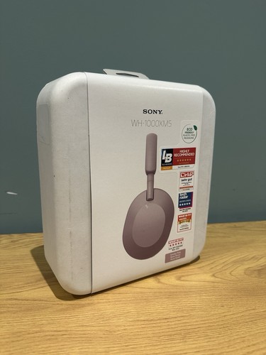 Sony WH-1000XM5 Wireless Over-Ear Noise Cancelling Kopfhörer, Smokey Pink