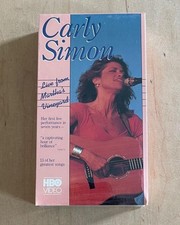 CARLY SIMON Live From Martha's Vineyard (1987) Sealed Betamax HBO Music Concert