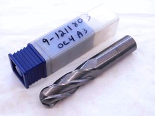 NEW GARR TOOL 1" O.D. 3" LOC BALL NOSE CARBIDE END MILL 1" SHANK 4 FL 44350 1.0