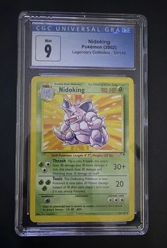 Nidoking 31/110 Legendary Collection Regular CGC 9