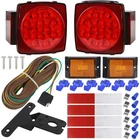 12V LED Trailer Light Kit, Super Bright Brake Stop Turn Tail License Lights