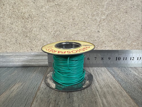 8 Bobine Filo PVC Massello Ricambi Radio Vintage Rosso Blu Verde Giallo Bianco Arancione  - Foto 16 di 20