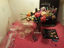 LEGO Botanicals: Flower Bouquet 10280 & 40460 used no vase included